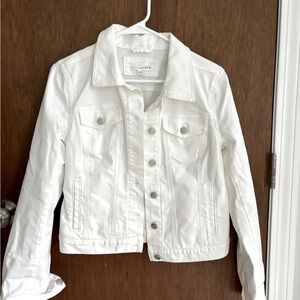 White Jean jacket from loft